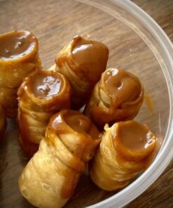 Kit Canudinhos Mini (20unid) com Doce de Leite (250g)
