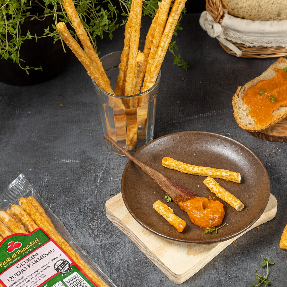 Grissini Queijo Parmesão 100G
