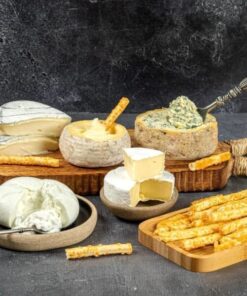 Seleção 5 Queijos Cremosos + BRINDE Grissini de Parmesão