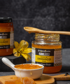 Geléia Artesanal de Damasco - Especial para Queijos  280G