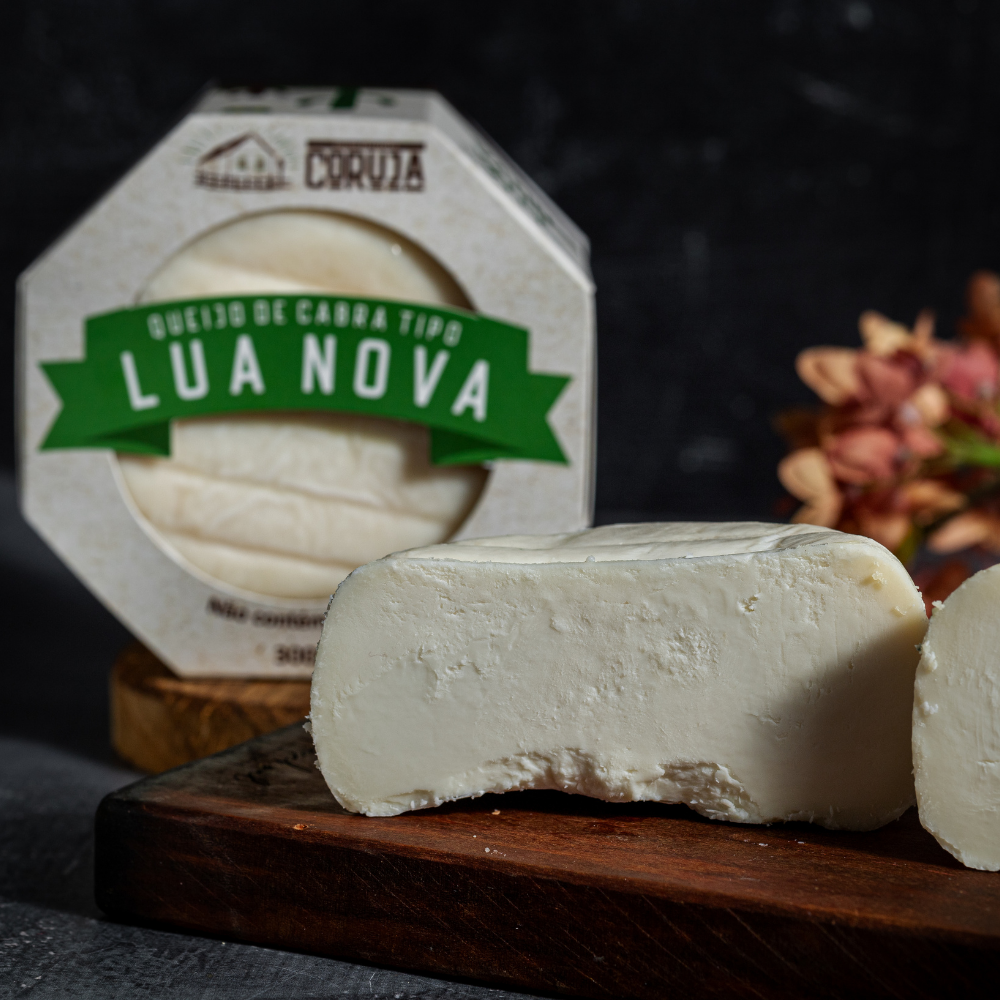 Lua Nova - Queijo Artesanal de Cabra - Peça 200g - Direto do Sertão da Paraíba